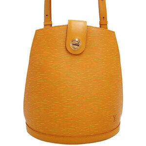 Louis Vuitton Epi Leather Cluny Shoulder Bag Black